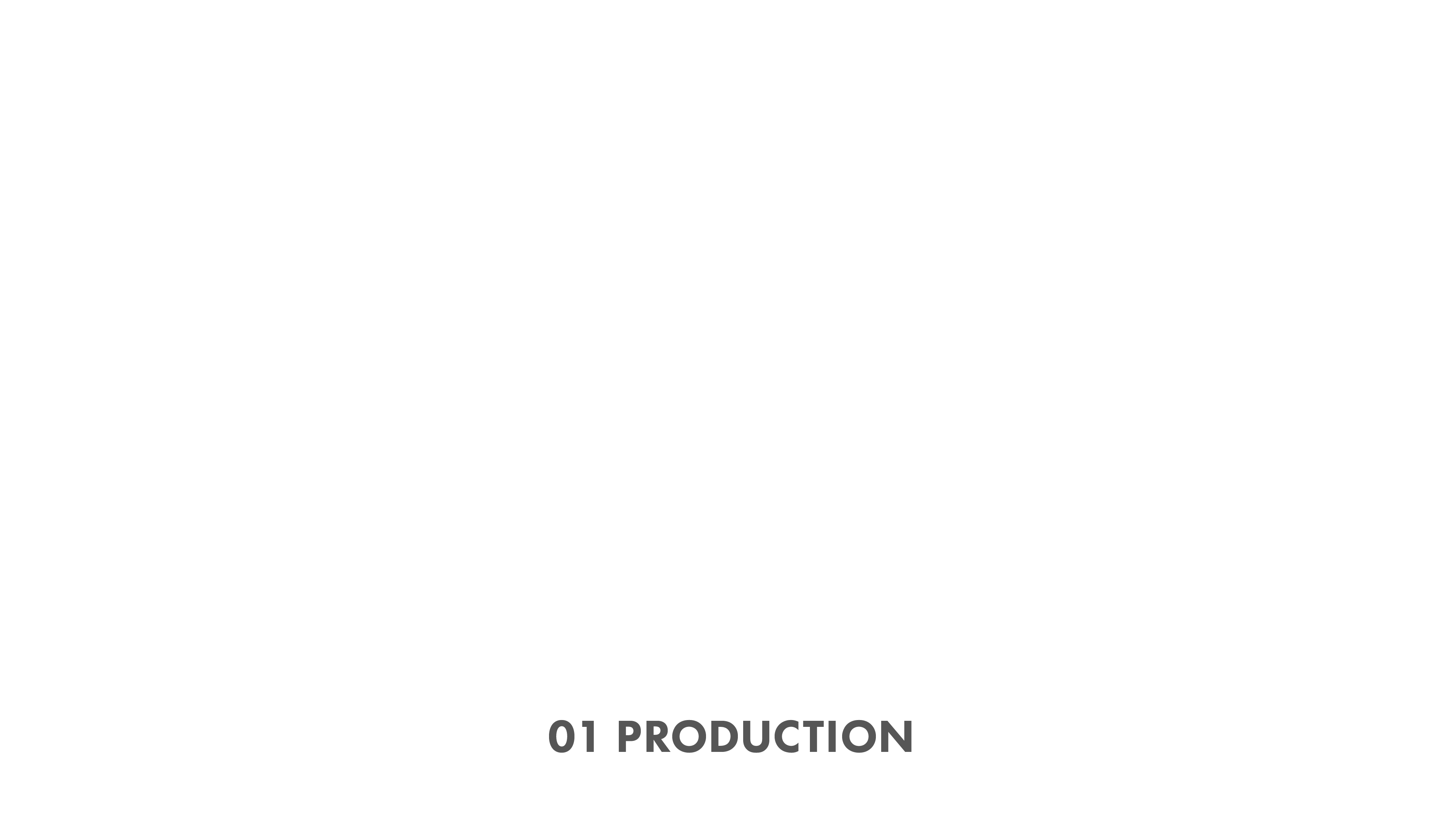01 PRODUCTIONの名前とロゴ